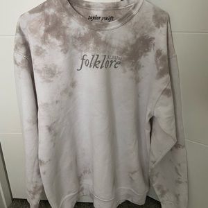 Taylor Swift folklore Tie Dye Sweatshirt